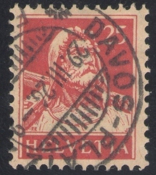 CH - Vollstempel - SBK Nr. 159 -  Davos Platz