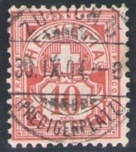 CH - Vollstempel - SBK Nr. 61B -  Zürich