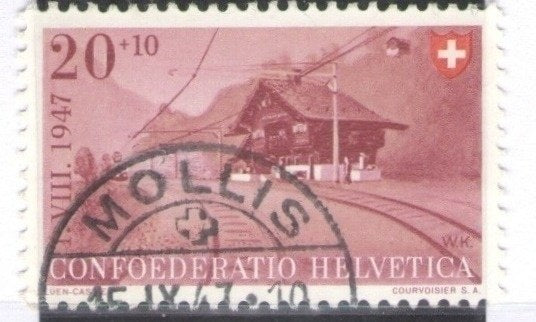 CH - Pro Patria - SBK Nr. B36 - Stempel "Mollis"