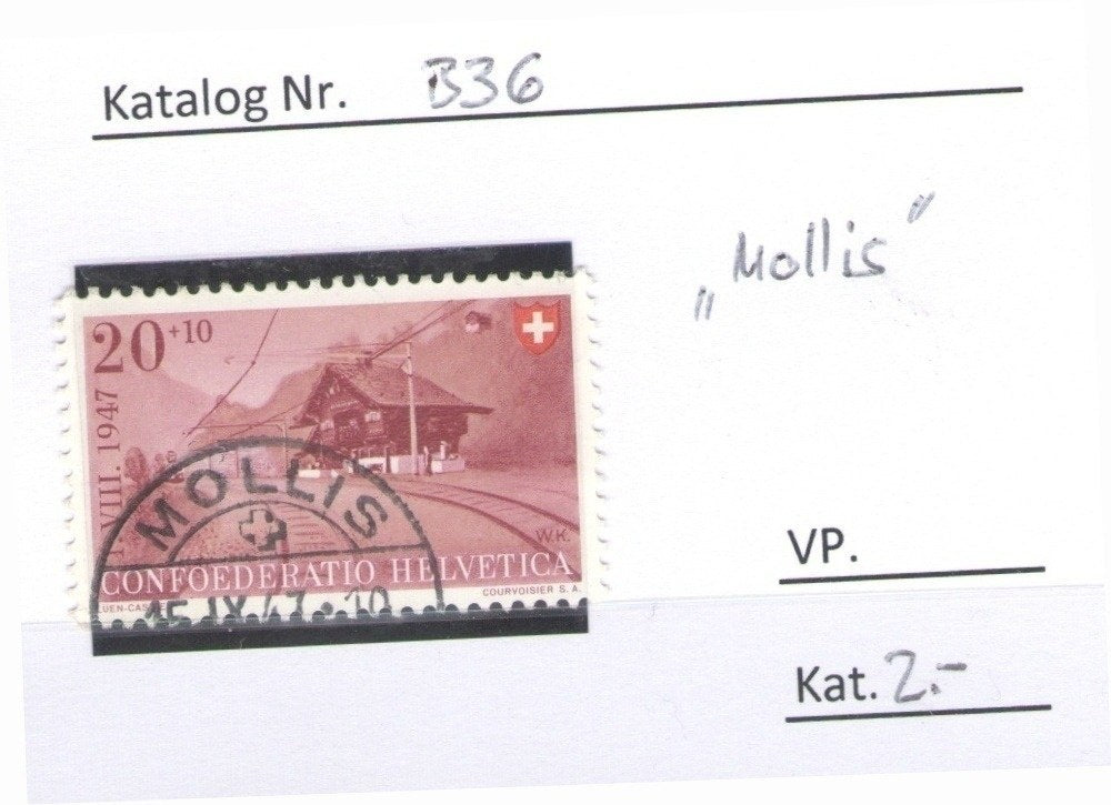 CH - Pro Patria - SBK Nr. B36 - Stempel "Mollis"