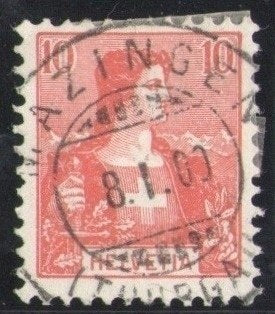 CH - Vollstempel - SBK Nr. 104 -  Häzingen