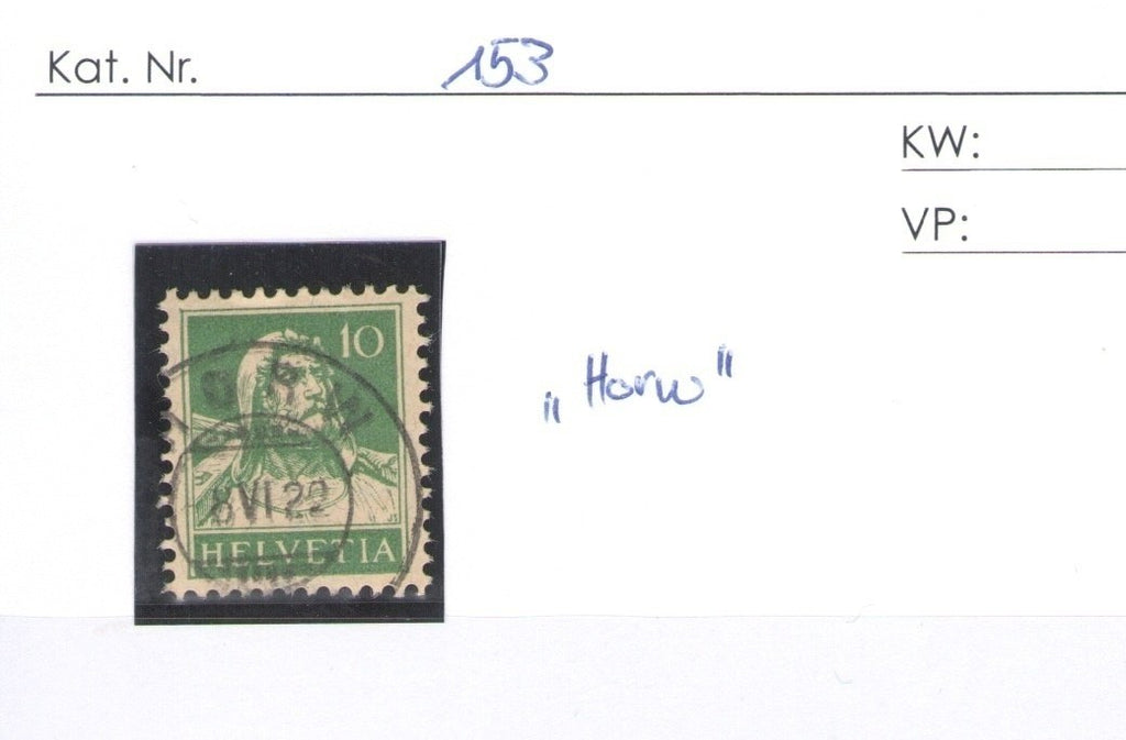 CH - Vollstempel - SBK Nr. 153 -  Horw