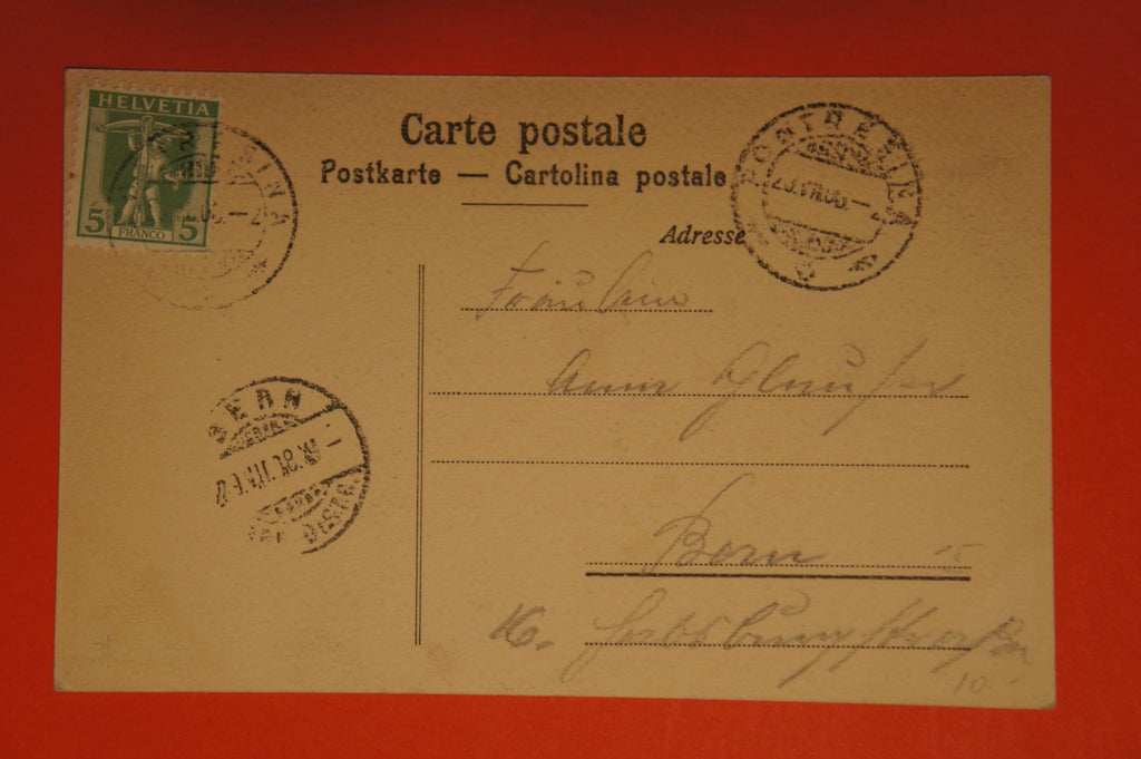 CH - Postkarte - Pontresina und Val Rosegg - gelaufen