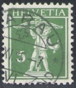 CH - Vollstempel - SBK Nr. 125II -  Aarau