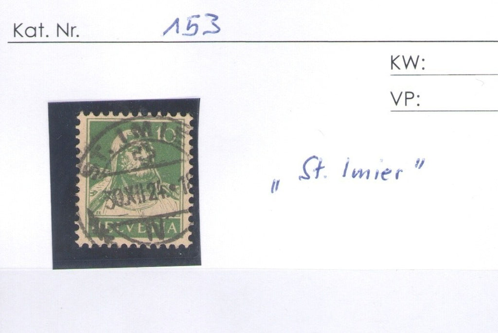 CH - Vollstempel - SBK Nr. 153 -  St. Imier