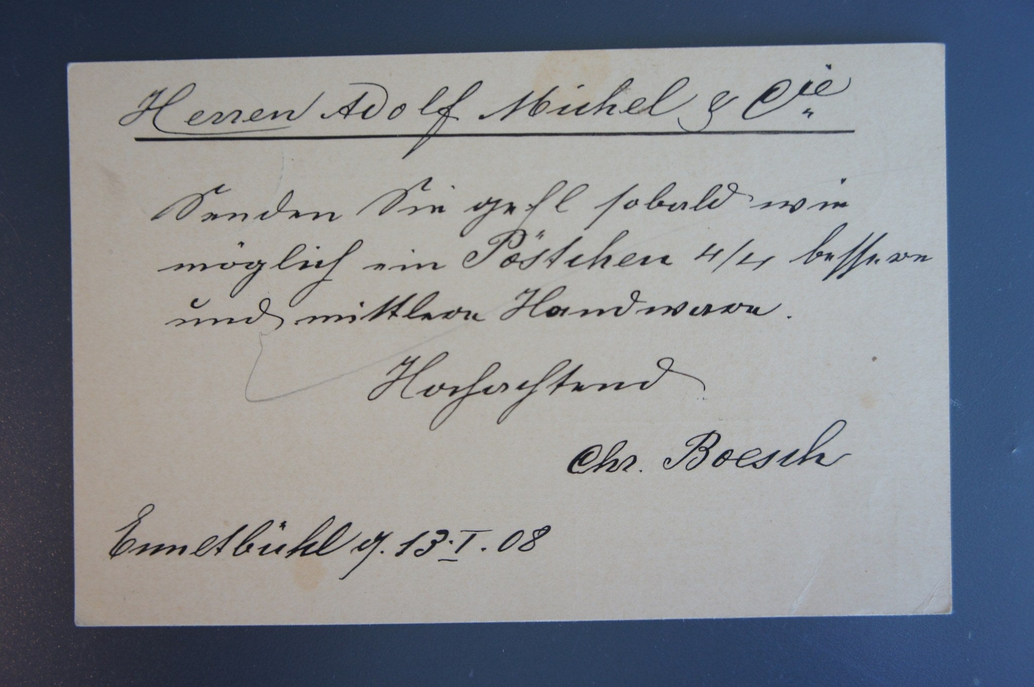 CH - Postkarte - Ennetbühl nach St. Gallen