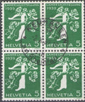 CH - Werbemarken - SBK Nr. 228z 4er Bock Stempel Neuhausen