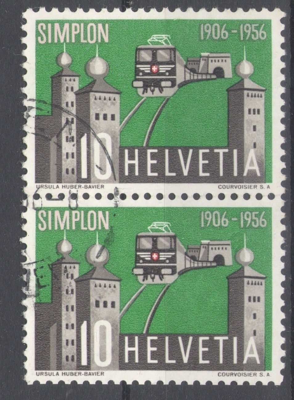 CH - Abarten - SBK Nr. 325.3.02 - Ret. zw. Tunnel - Attest