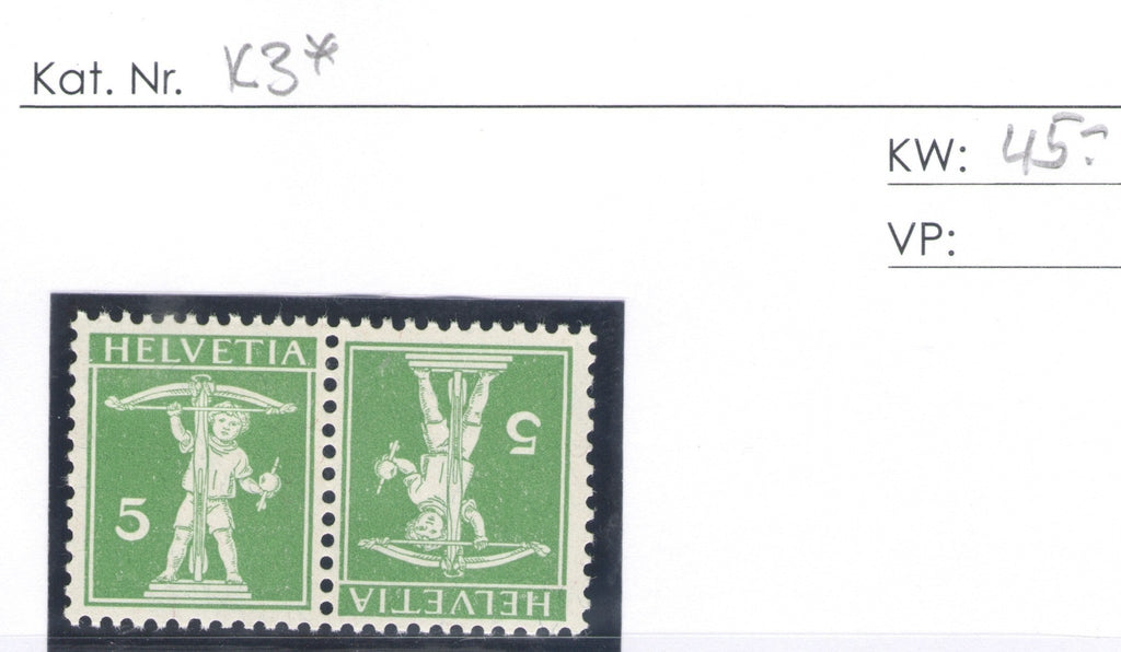 CH - Kehrdruck - SBK Nr. K3 *
