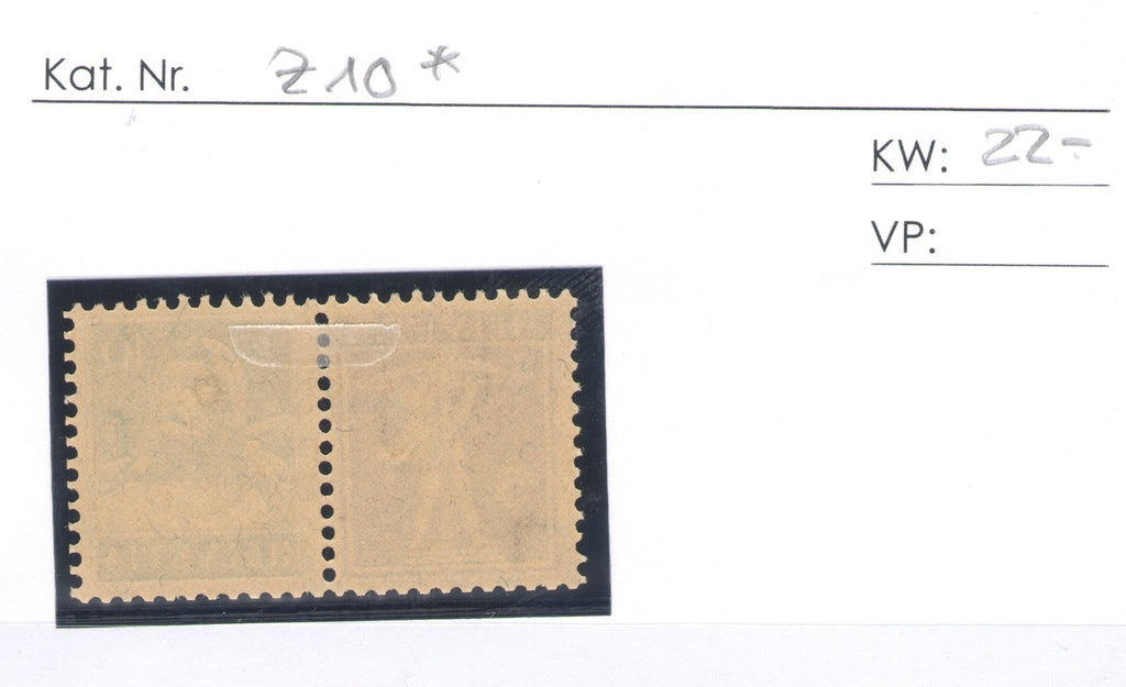 CH - Zusammenhängende - SBK Nr. Z10 *