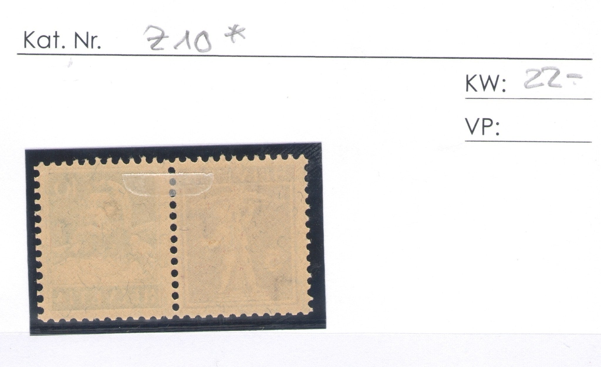 CH - Zusammenhängende - SBK Nr. Z10 *