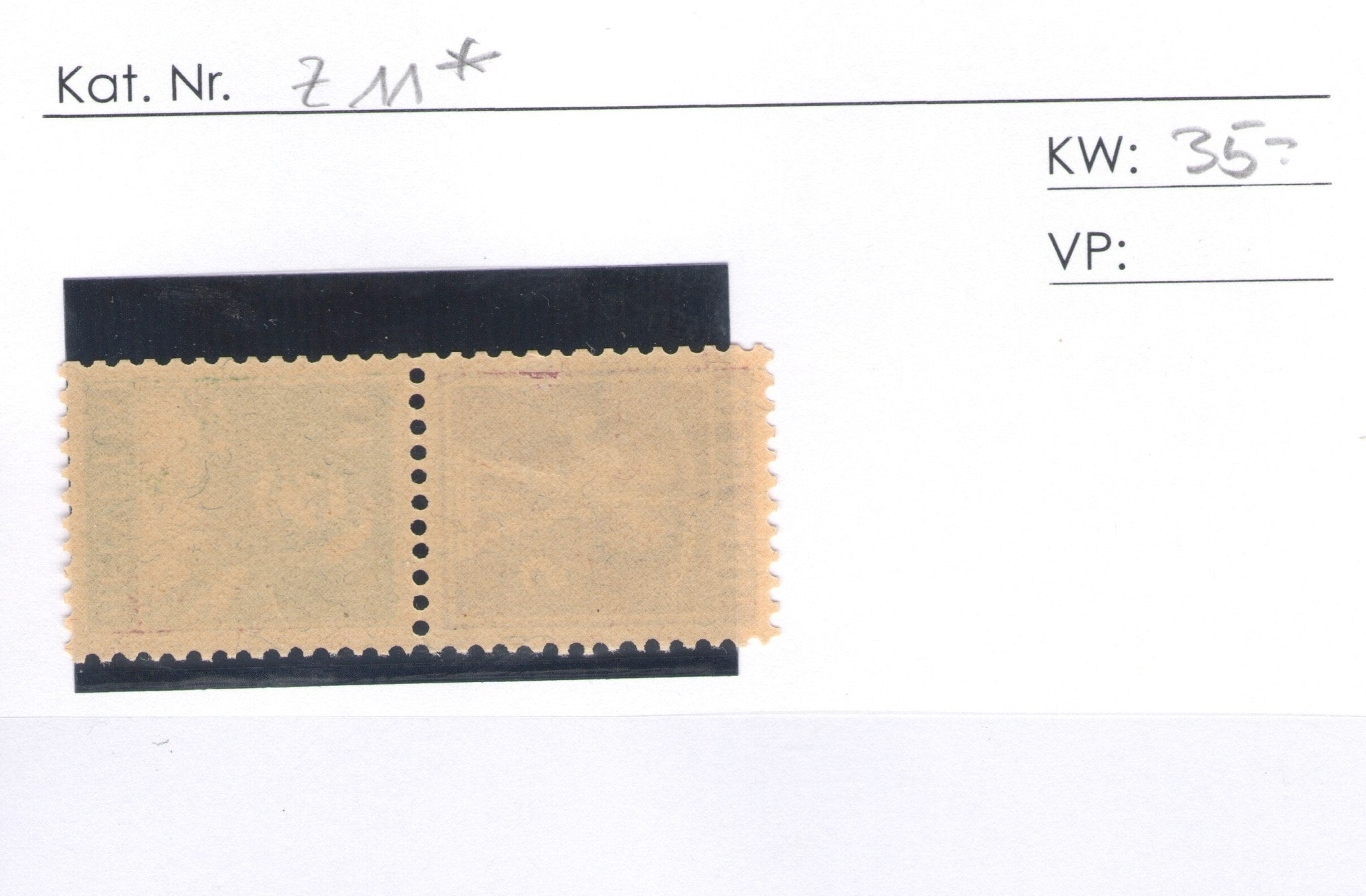 CH - Zusammenhängende - SBK Nr. Z11 *
