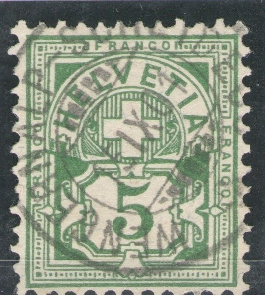 CH - Ziffermuster - SBK Nr. 65B - Wengeralp - Scheidegg RRR