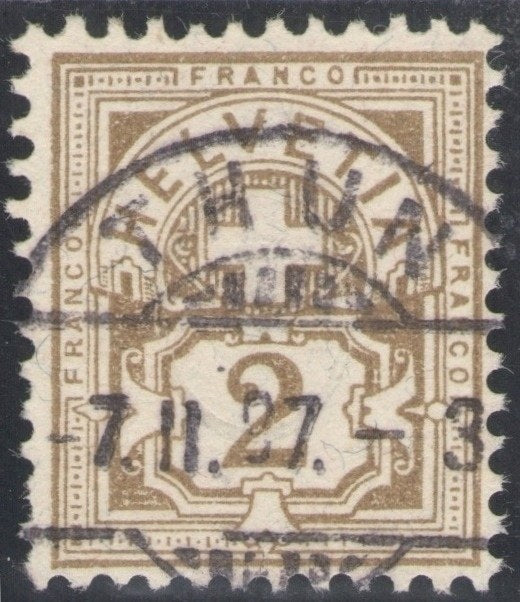 CH - Ziffermuster - SBK Nr. 58B - Thun BE