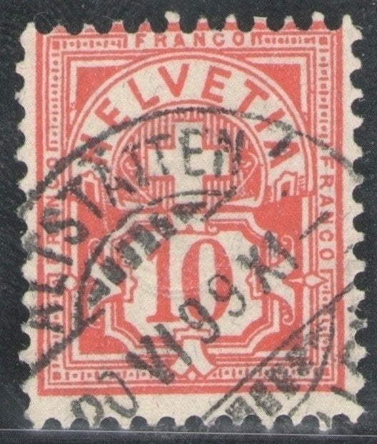 CH - Ziffermuster - SBK Nr. 61B - Altstätten SG