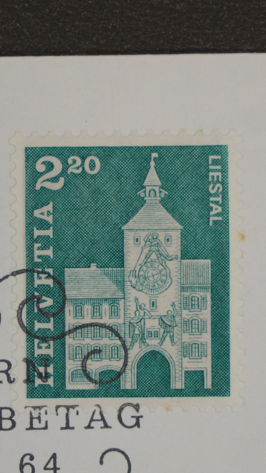 CH - FDC - SBK Nr. 425.1.09 auf FDC - Unterdruck verschoben