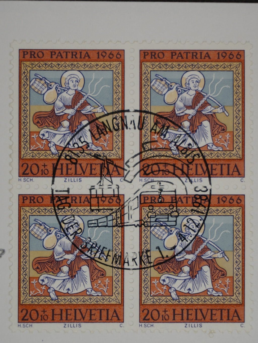 CH - Pro Patria - Brief mit 130.2.01 - Auge verrutscht