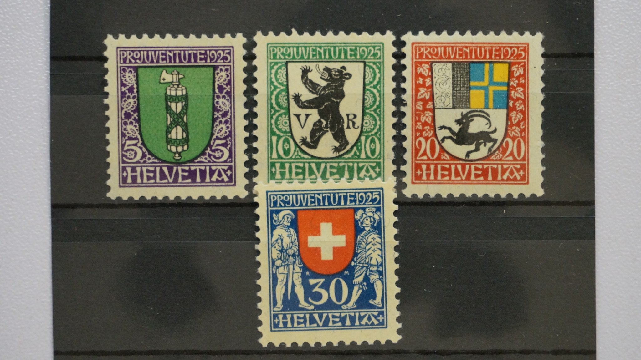 CH - Pro Juventute - SBK Nr. J33-J36 (Jg 1925) **