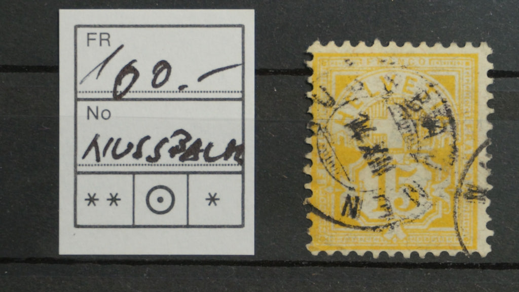 CH - Ziffermuster - SBK Nr. 63A - Nussbaumen AG
