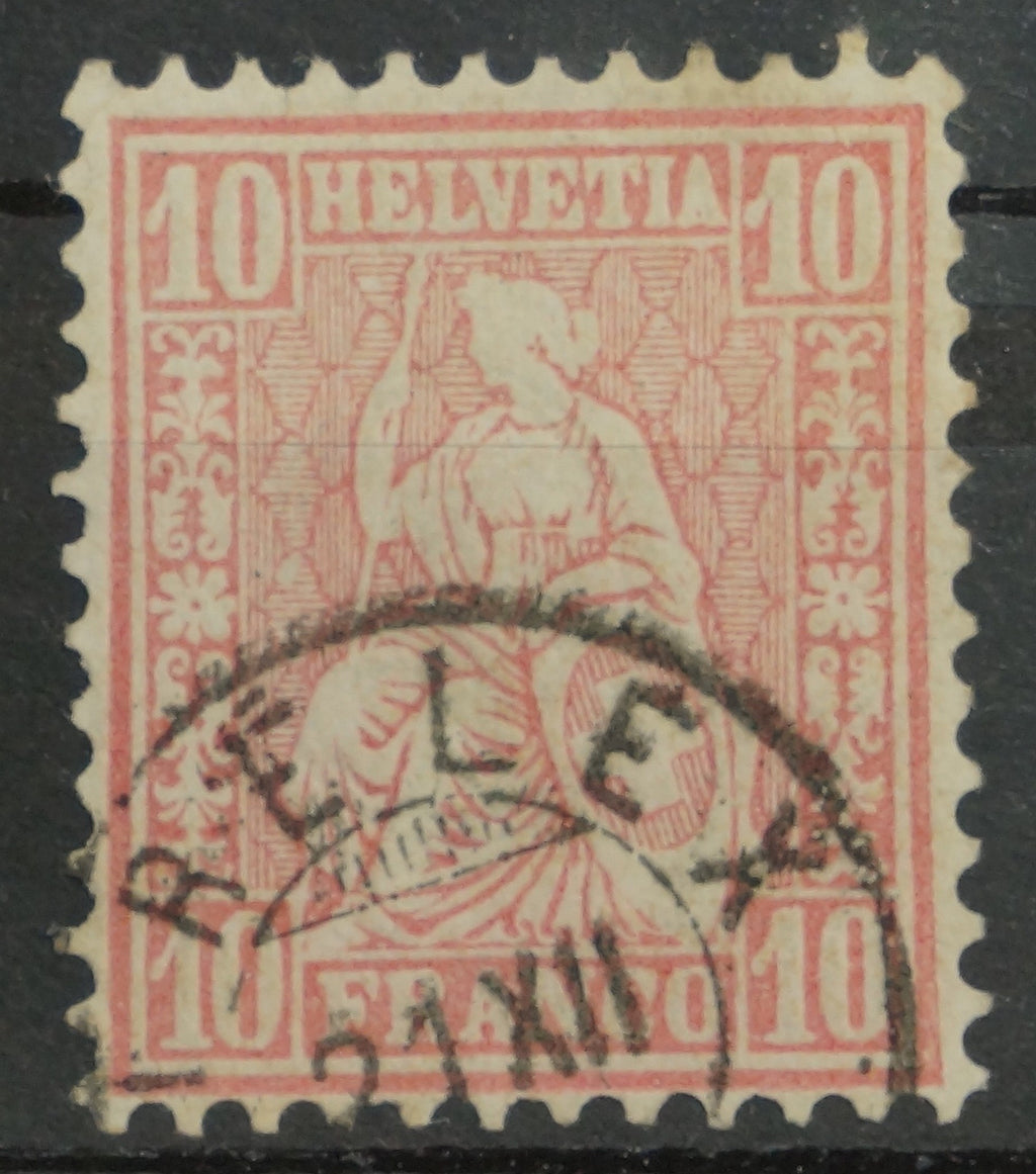 CH - Sitz. Helvetia - SBK Nr. 46 - Stempel "Trelex"