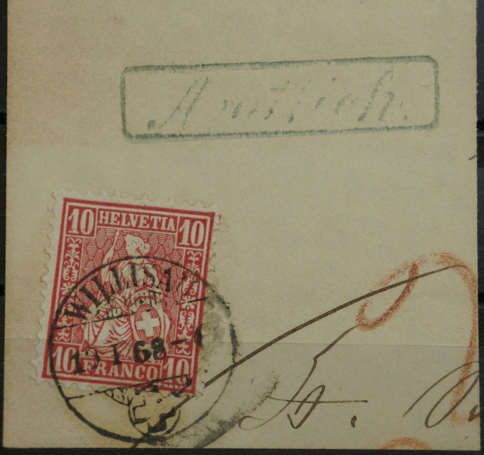 CH - Sitz. Helvetia - SBK Nr. 38 - Willisau