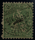CH - Sitz. Helvetia - SBK Nr. 40 - Vollstempel Locle