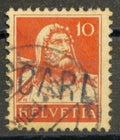 CH - Tellbrustbild - SBK Nr. 126 - Stabstempel