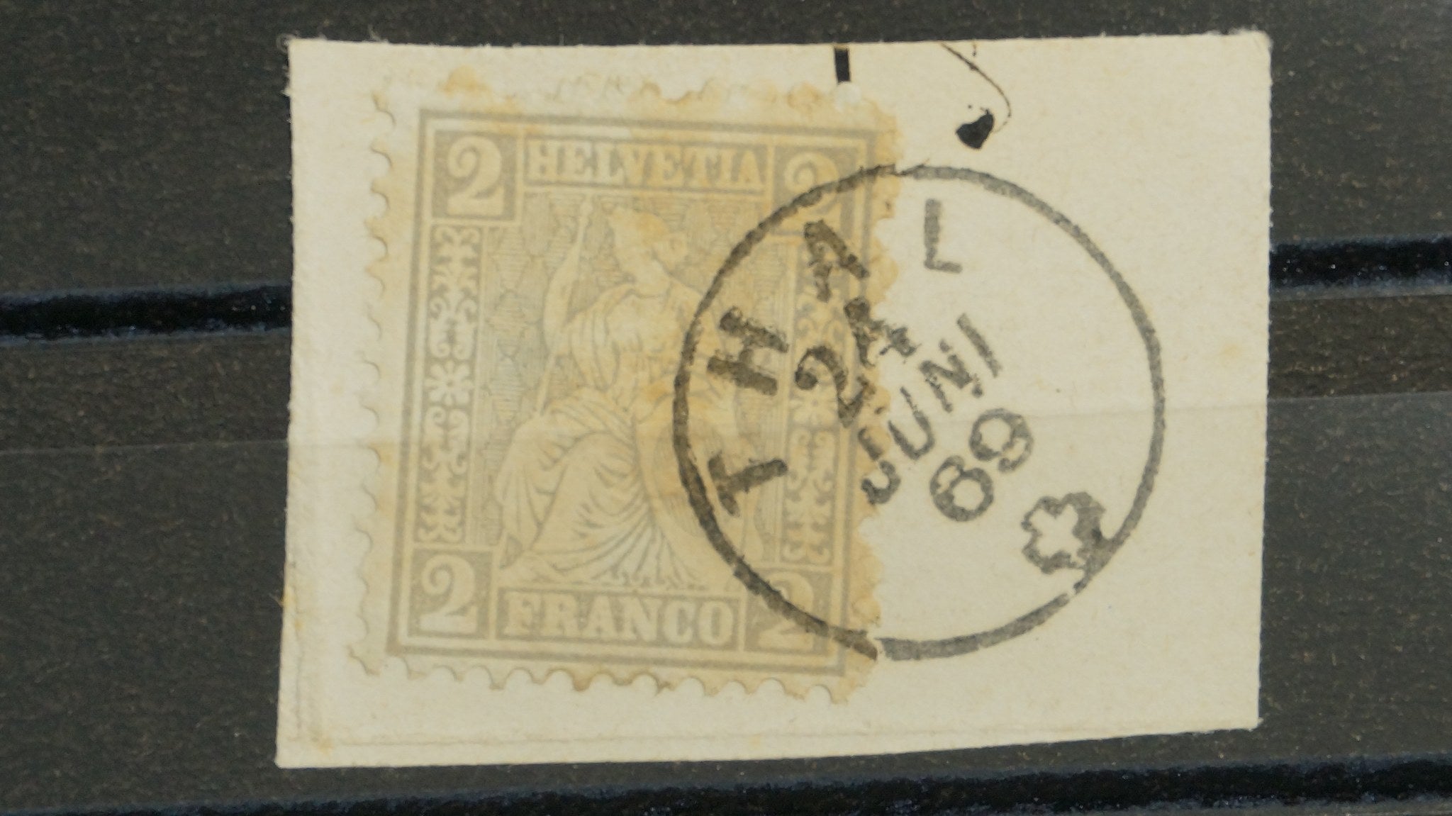 CH - Sitz. Helvetia - SBK Nr. 28 - Stempel "Thal"