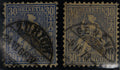 CH - Sitz. Helvetia - SBK Nr. 41b mit Vergleichsstück
