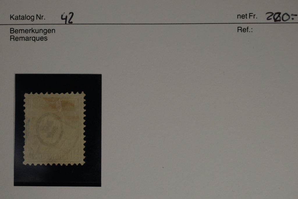 CH - Sitz. Helvetia - SBK Nr. 42 Vollst. Rheinfelden AG