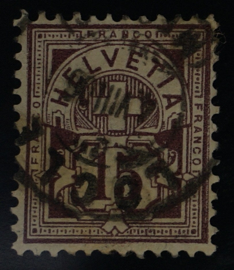 CH - Ziffermuster - SBK Nr. 57 - Stempel "Locle"