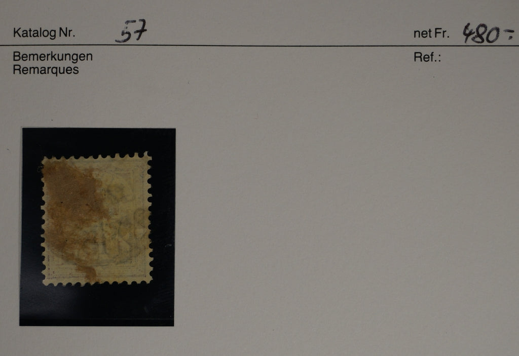 CH - Ziffermuster - SBK Nr. 57 - Stempel "Locle"