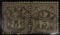 CH - Ziffermuster - SBK Nr. 81 Paar - Stempel Trübbach SG