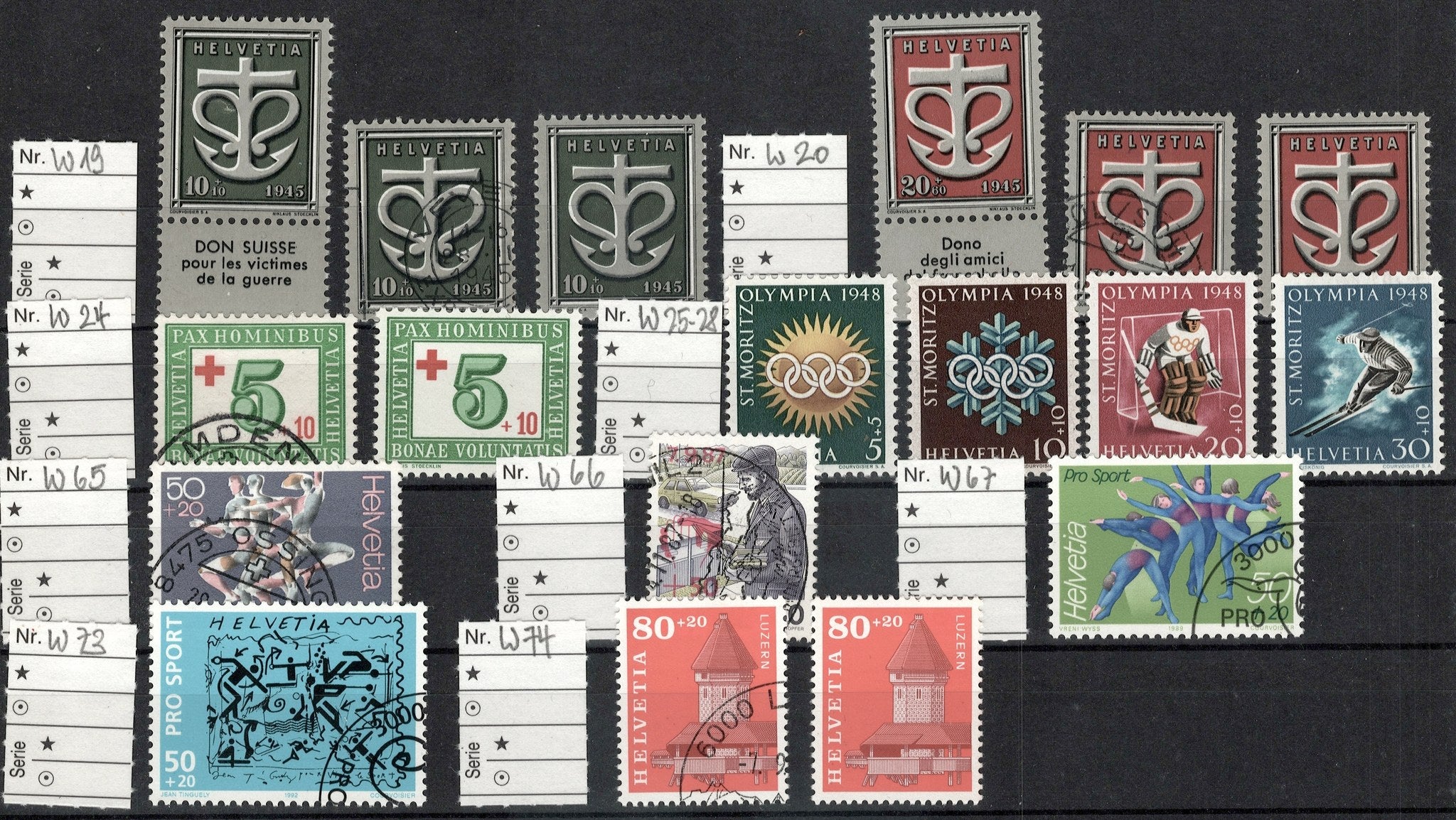 CH - Sammlungen - Wohltätigkeistmarken