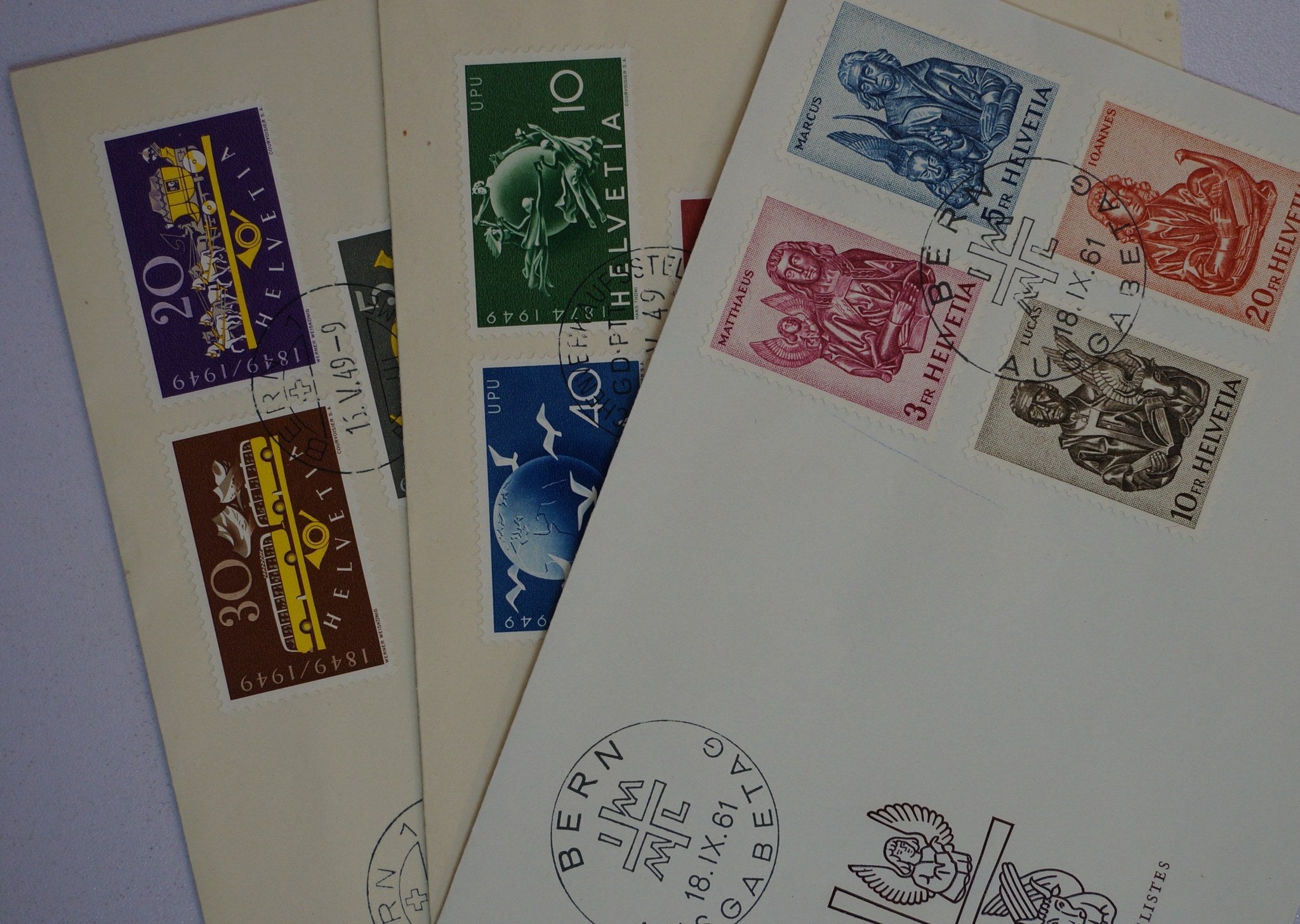 CH - Sammlungen - Sammlung - SBK Nr. 291-298 & 381-384