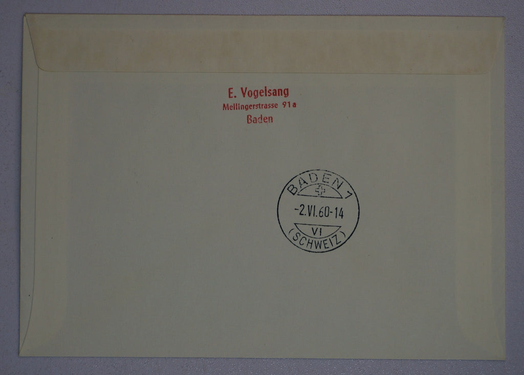 CH - Pro Patria - Sonderblock 1960 R - FDC