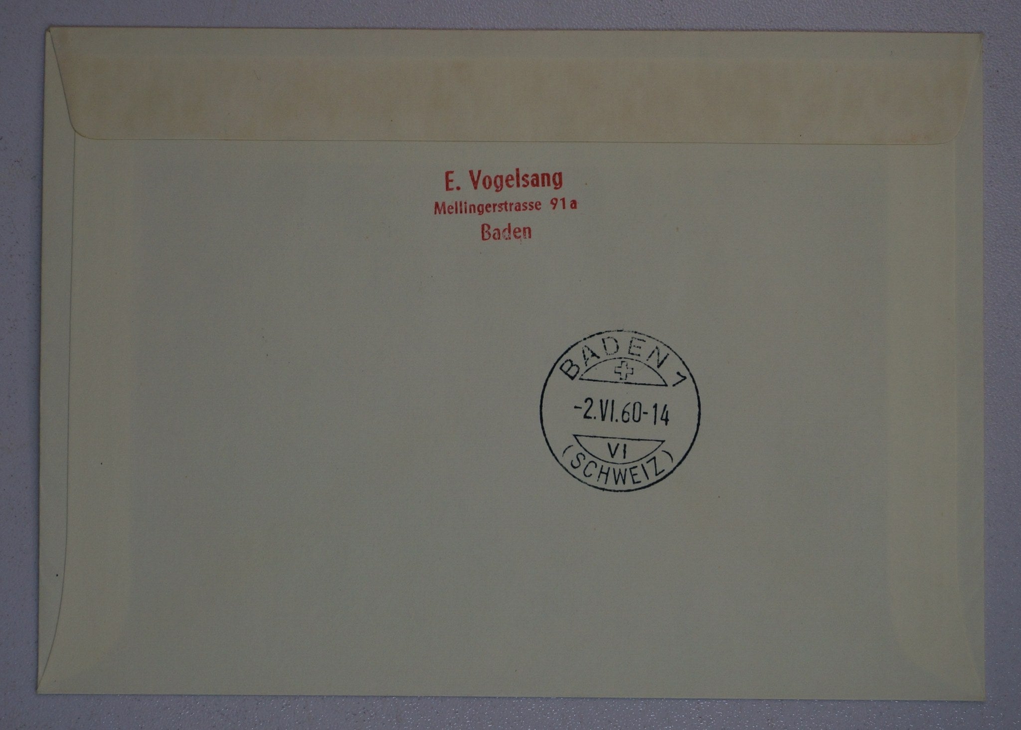 CH - Pro Patria - Sonderblock 1960 R - FDC