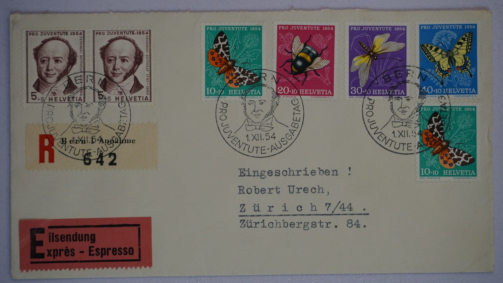 CH - Pro Juventute - Satz FDC 1954