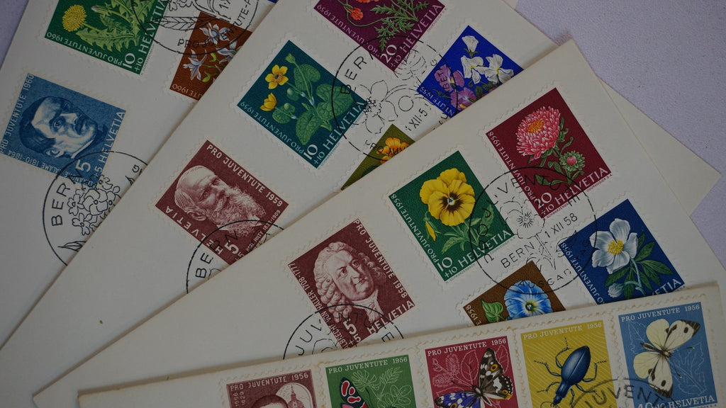 CH - Pro Juventute - Satz FDC 1956 / 1958 / 1959 / 1960