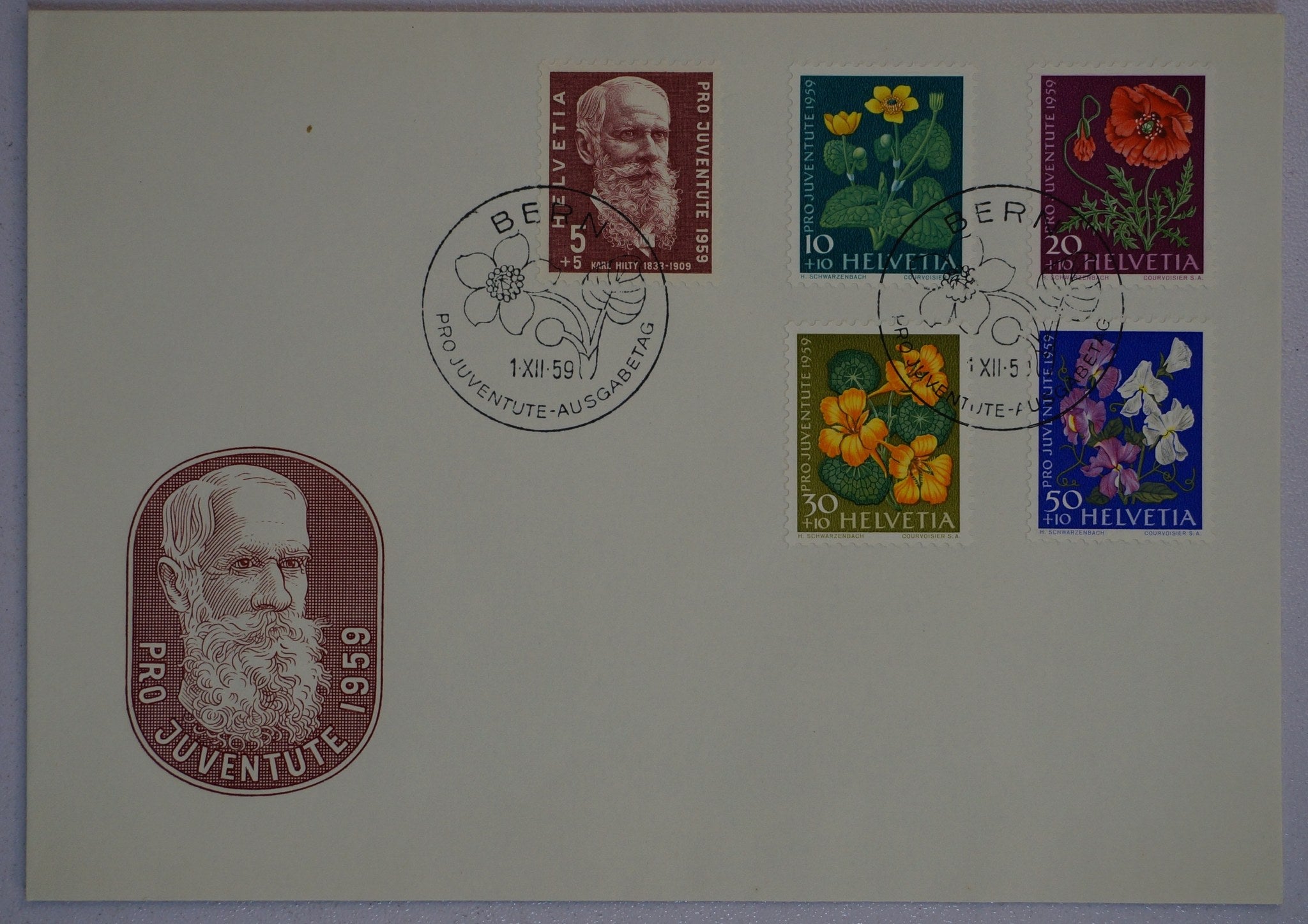 CH - Pro Juventute - Satz FDC 1956 / 1958 / 1959 / 1960