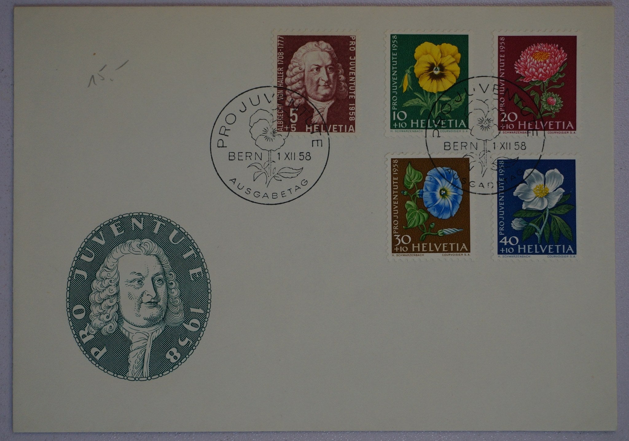 CH - Pro Juventute - Satz FDC 1956 / 1958 / 1959 / 1960