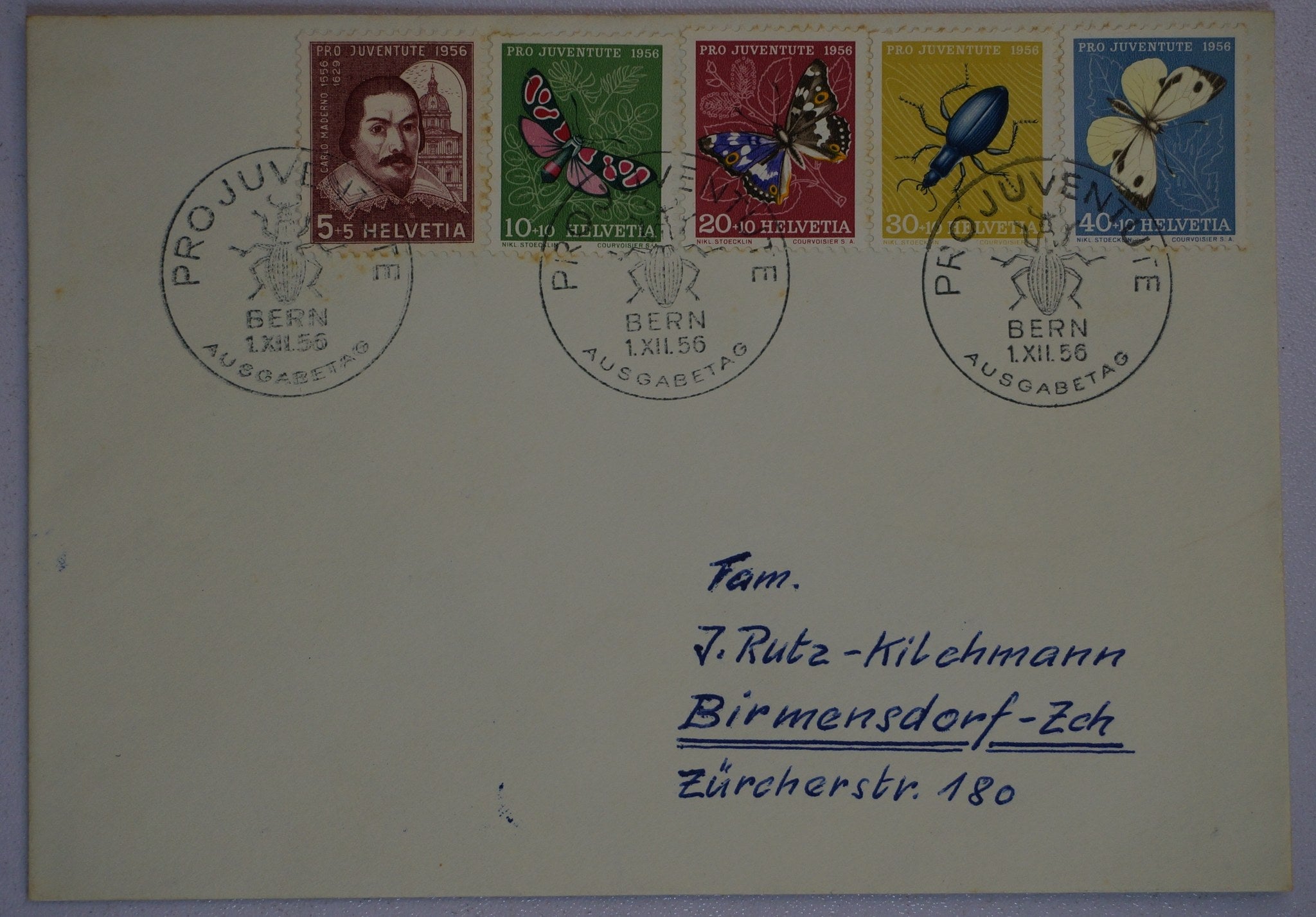 CH - Pro Juventute - Satz FDC 1956 / 1958 / 1959 / 1960