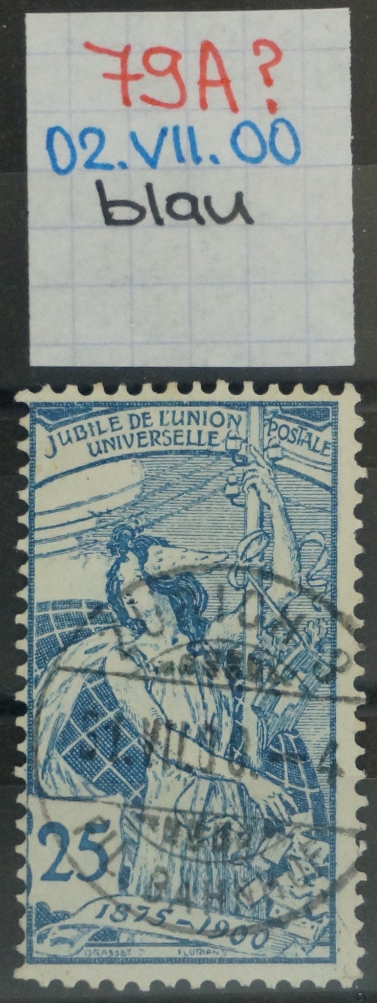 CH - UPU - SBK Nr. 79A - Vollstempel Zürich