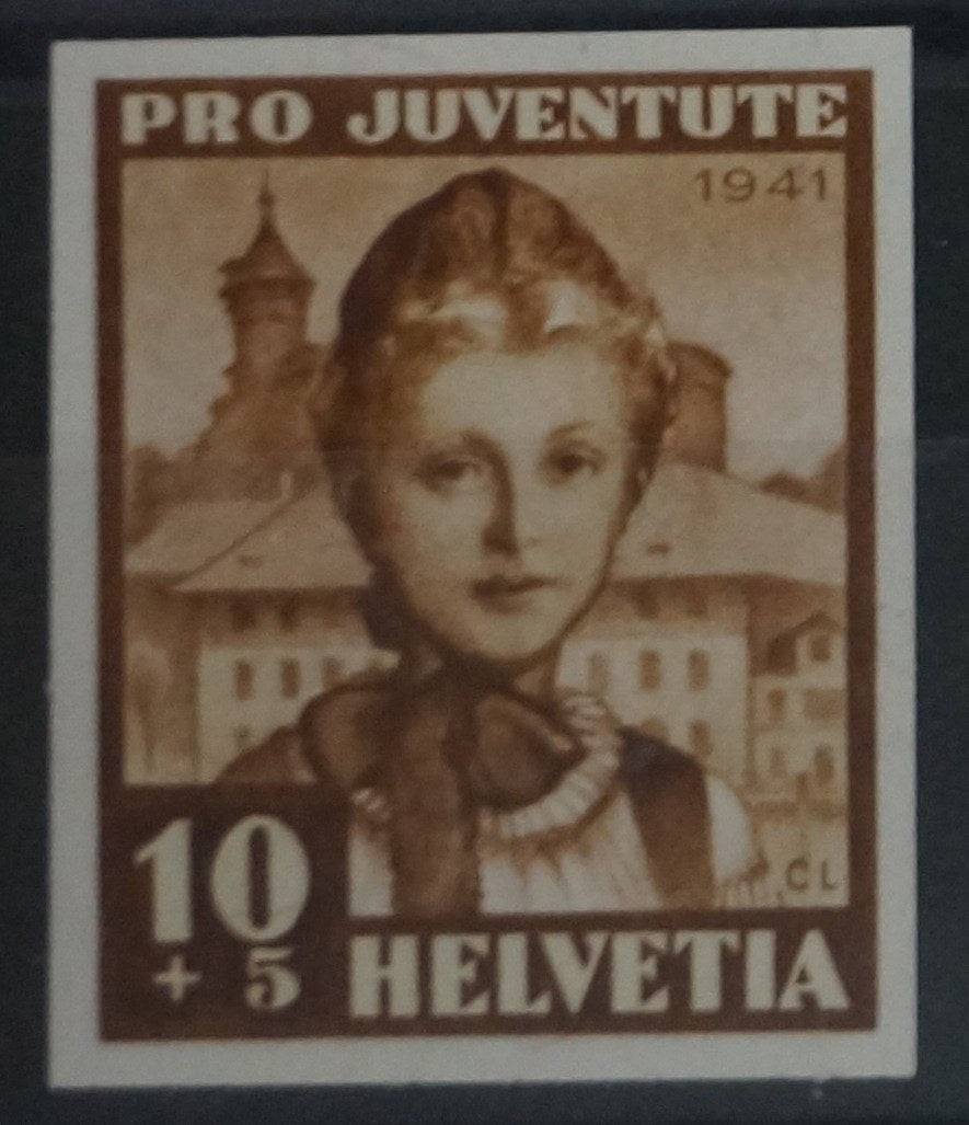 CH - Pro Juventute - Kriegswinterhilfeblock + Auschnitte **