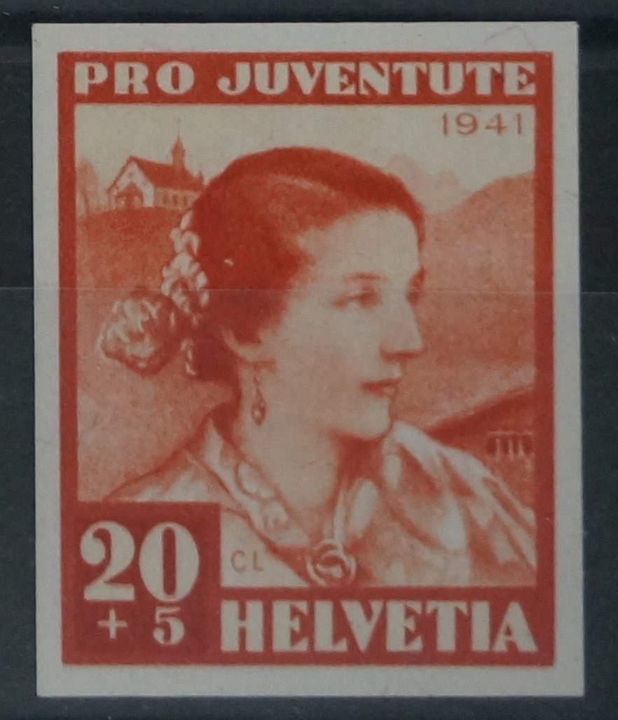 CH - Pro Juventute - Kriegswinterhilfeblock + Auschnitte **
