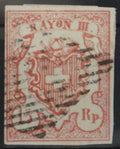 CH - Rayon III - SBK Nr. 20 - Stein 1 / MLI - dünnes Papier