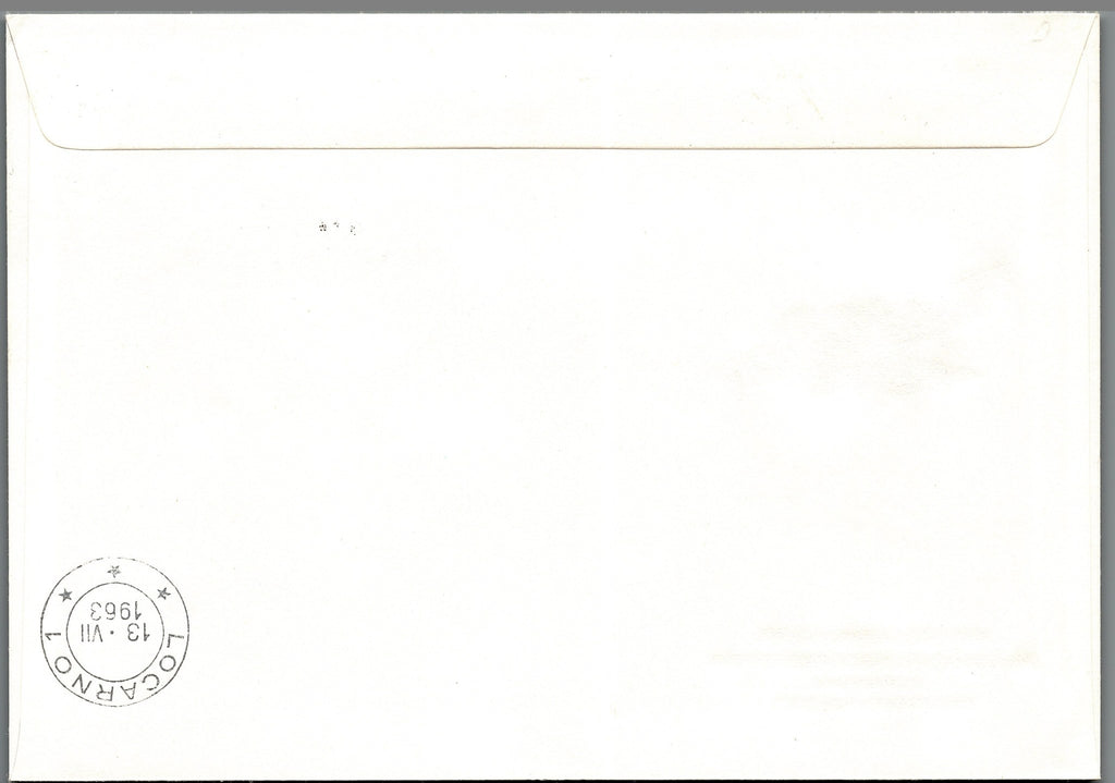 CH - Flugpost - Zst. Nr. F46 - FDC m. Vignette Binder - rar!