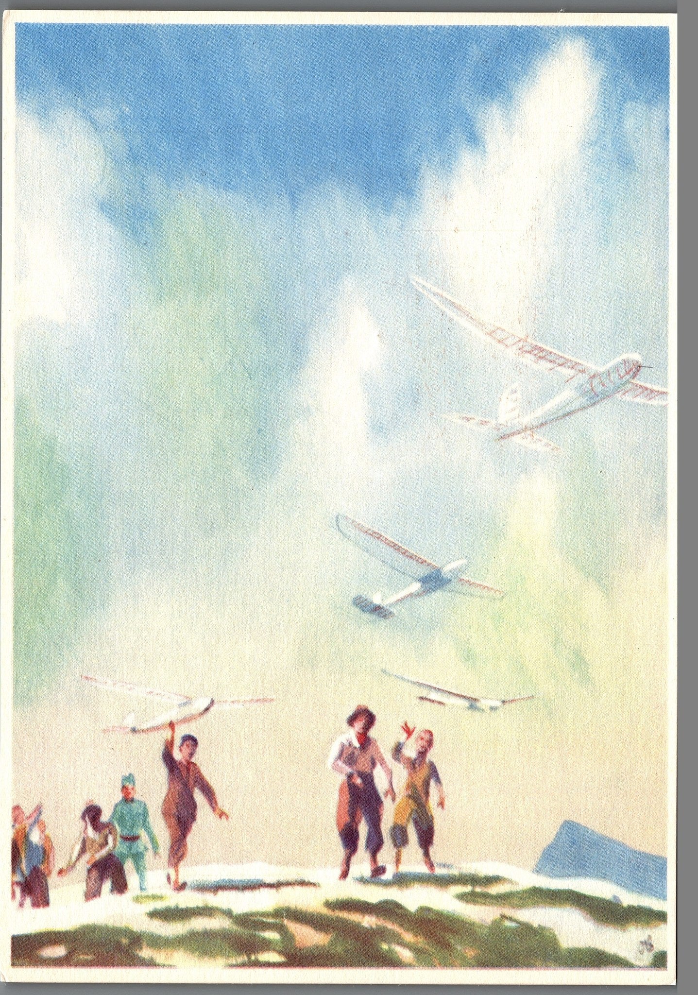 CH - Flugpost - Pro Aero AK's mit Zst. Nr. F41 - selten (1)