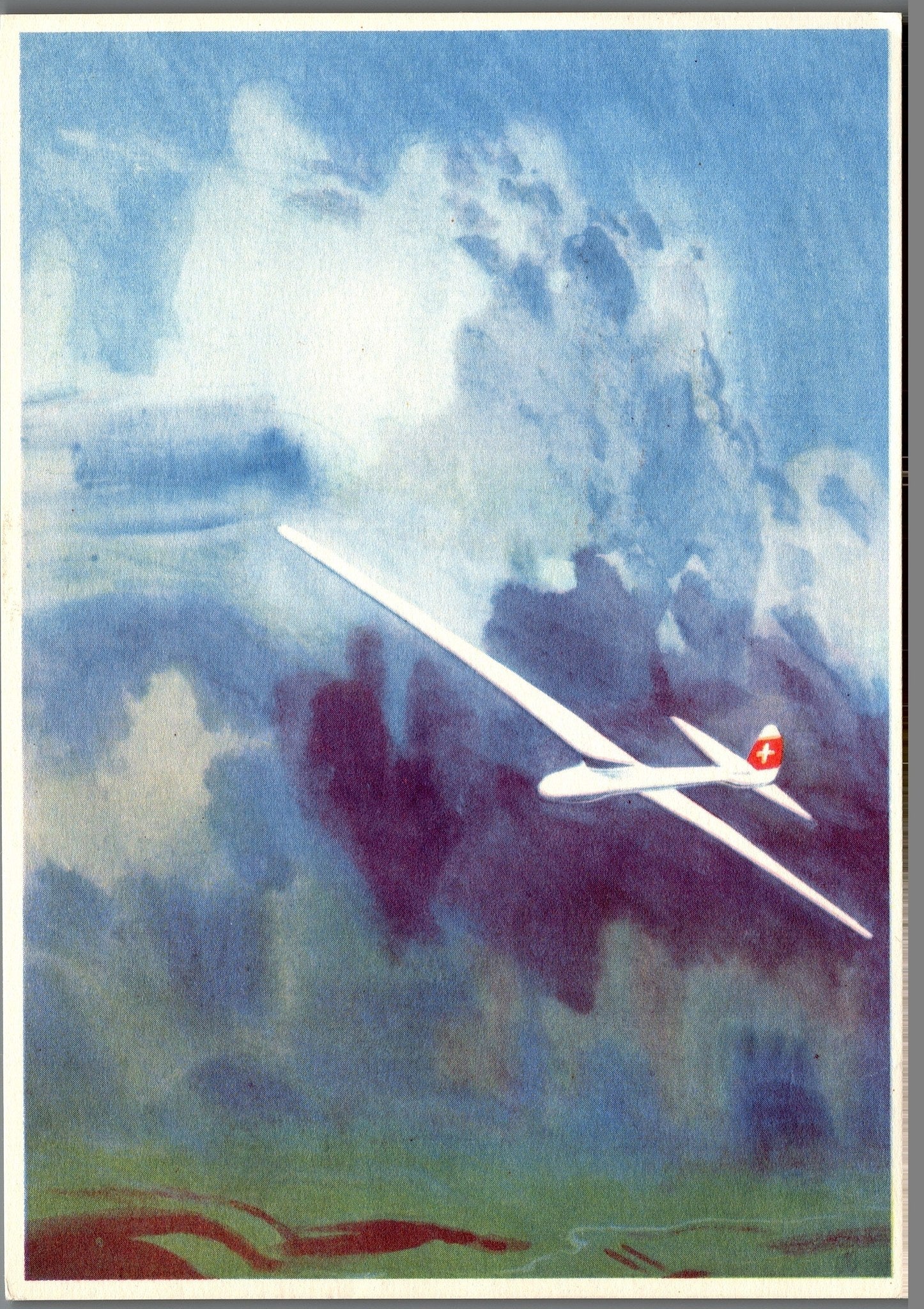 CH - Flugpost - Pro Aero AK's mit Zst. Nr. F41 - selten (2)