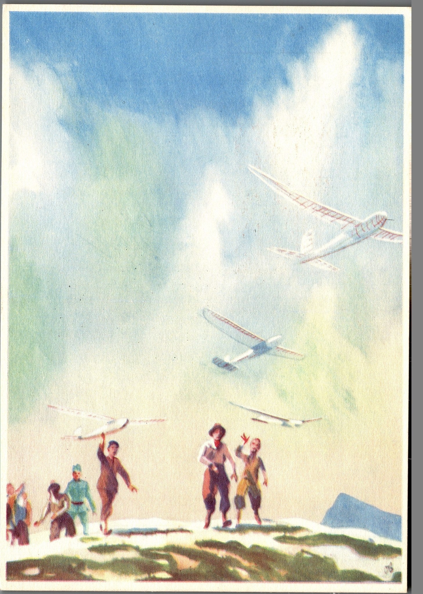 CH - Flugpost - Pro Aero AK's mit Zst. Nr. F41 - selten (4)